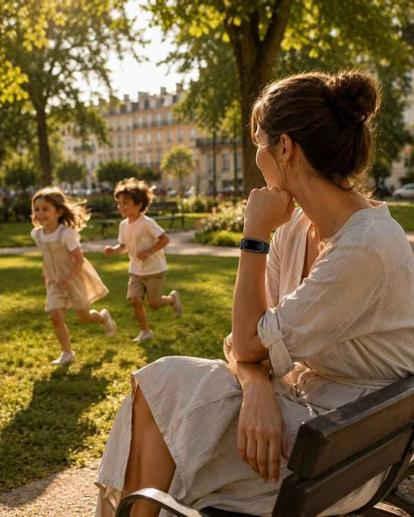 Familie im Park – Mückenschutz nötig