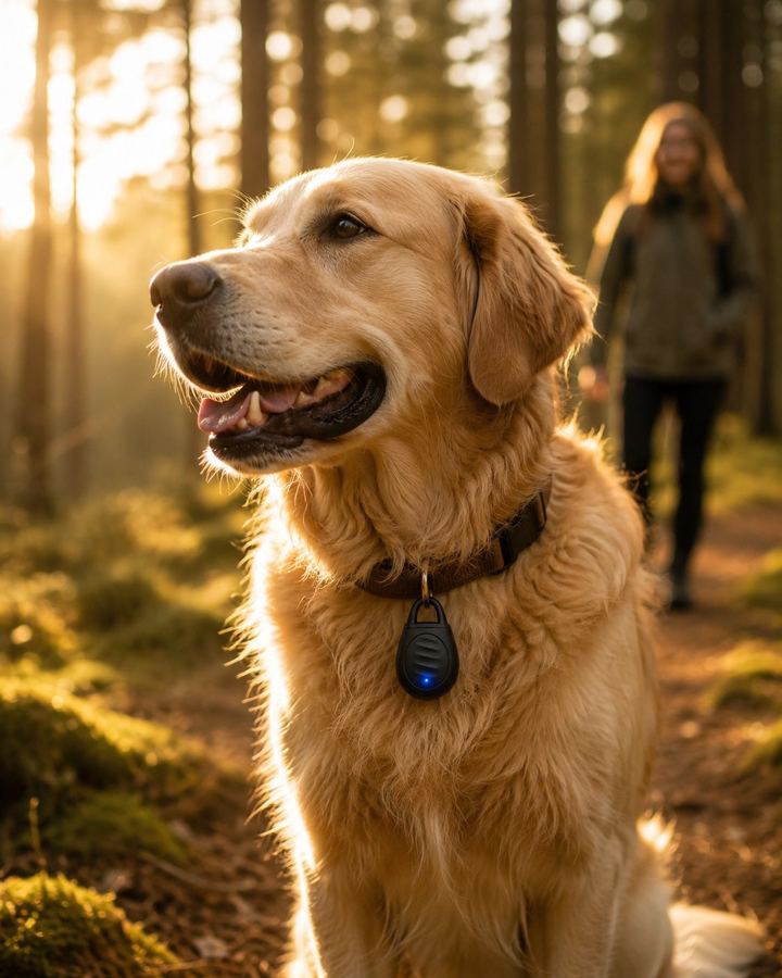Hund im Wald