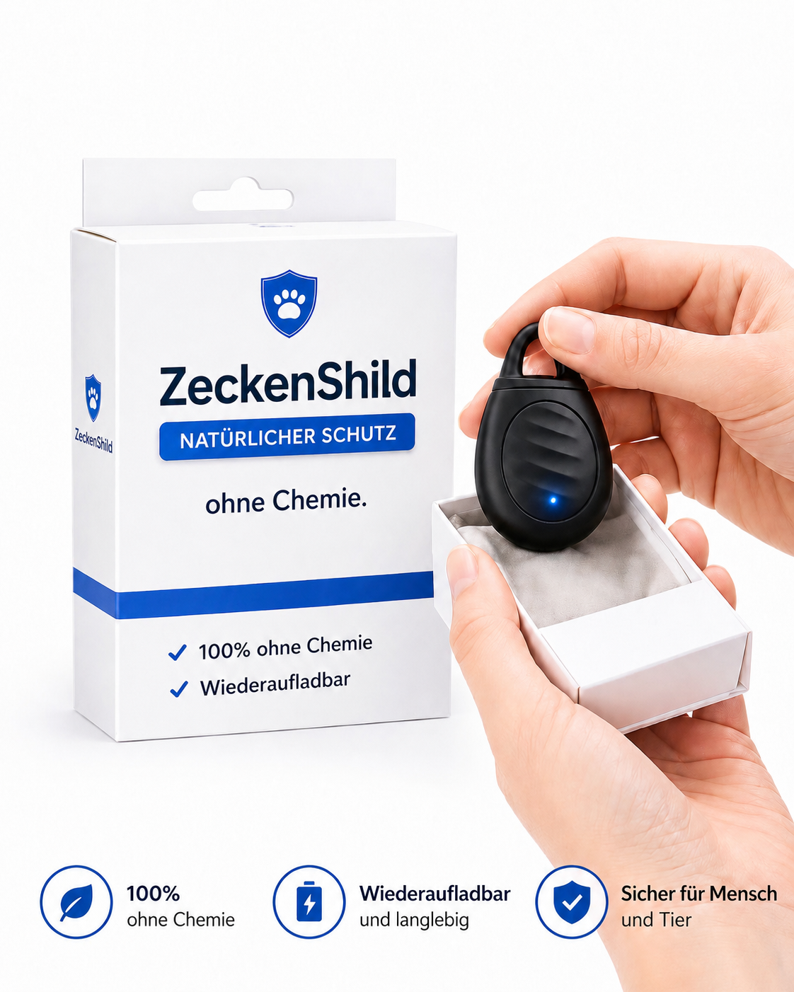 Vessaro™ ZeckenShield - Zuverlässiger Schutz vor Zecken ohne Chemie
