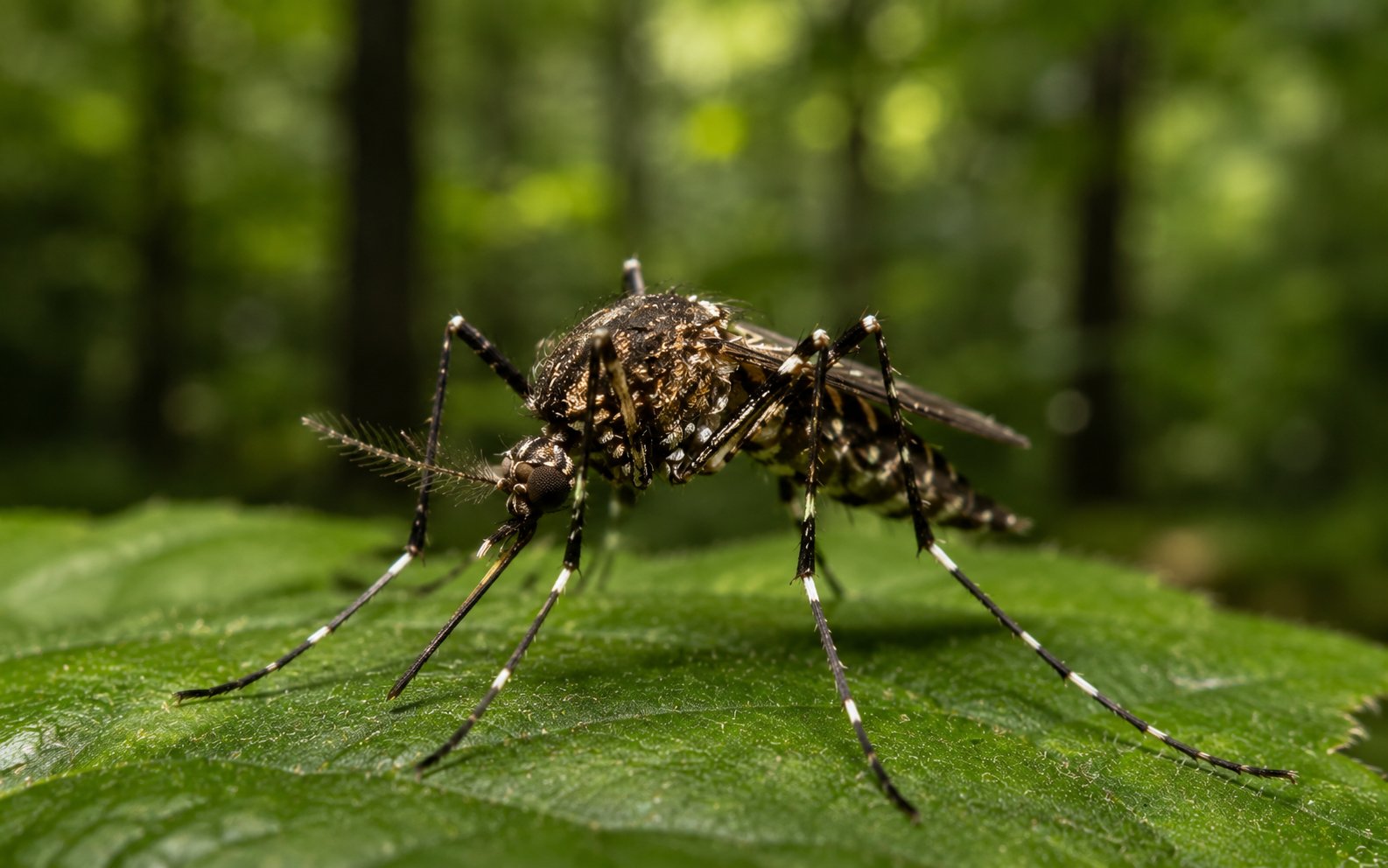 Asiatische Buschmücke Aedes japonicus