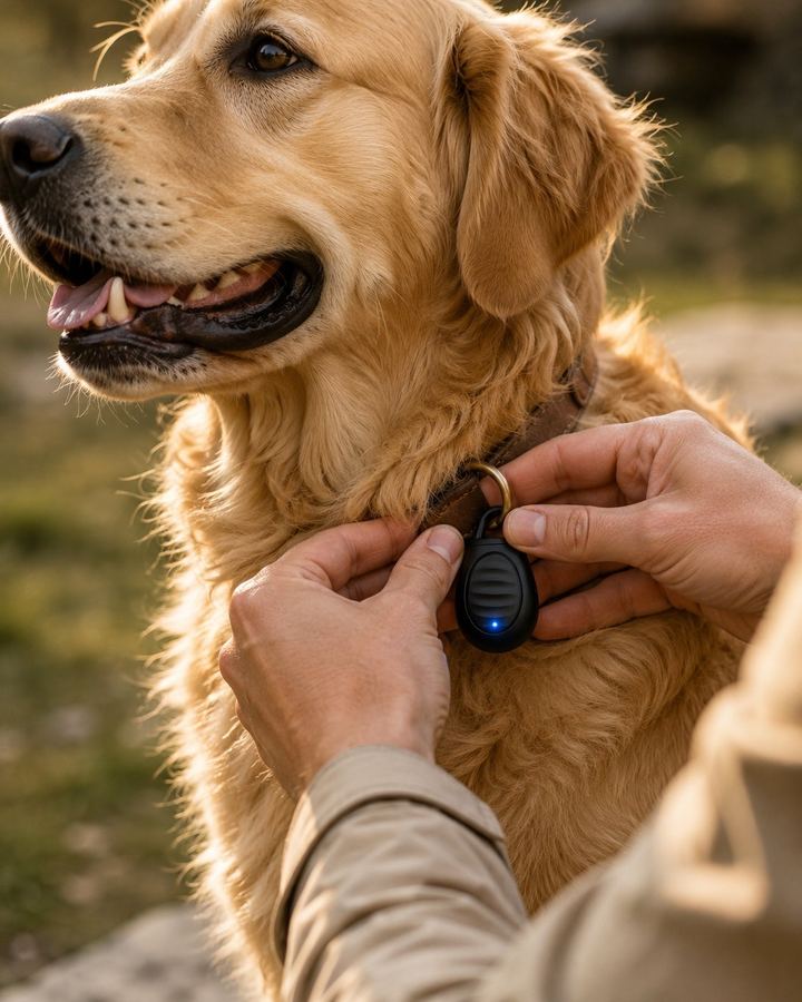 VESSARO ZeckenShield am Hundehalsband